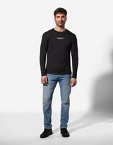 Shirt - einfarbig - schwarz