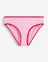 Set aus Bikinitop und Bikinislip - Elastischer Bund - rosa
