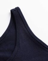 Top sans manches - Basique - bleu fonc&eacute;