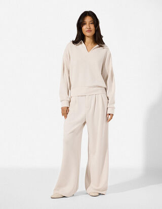 Pull-over - Scuba - beige
