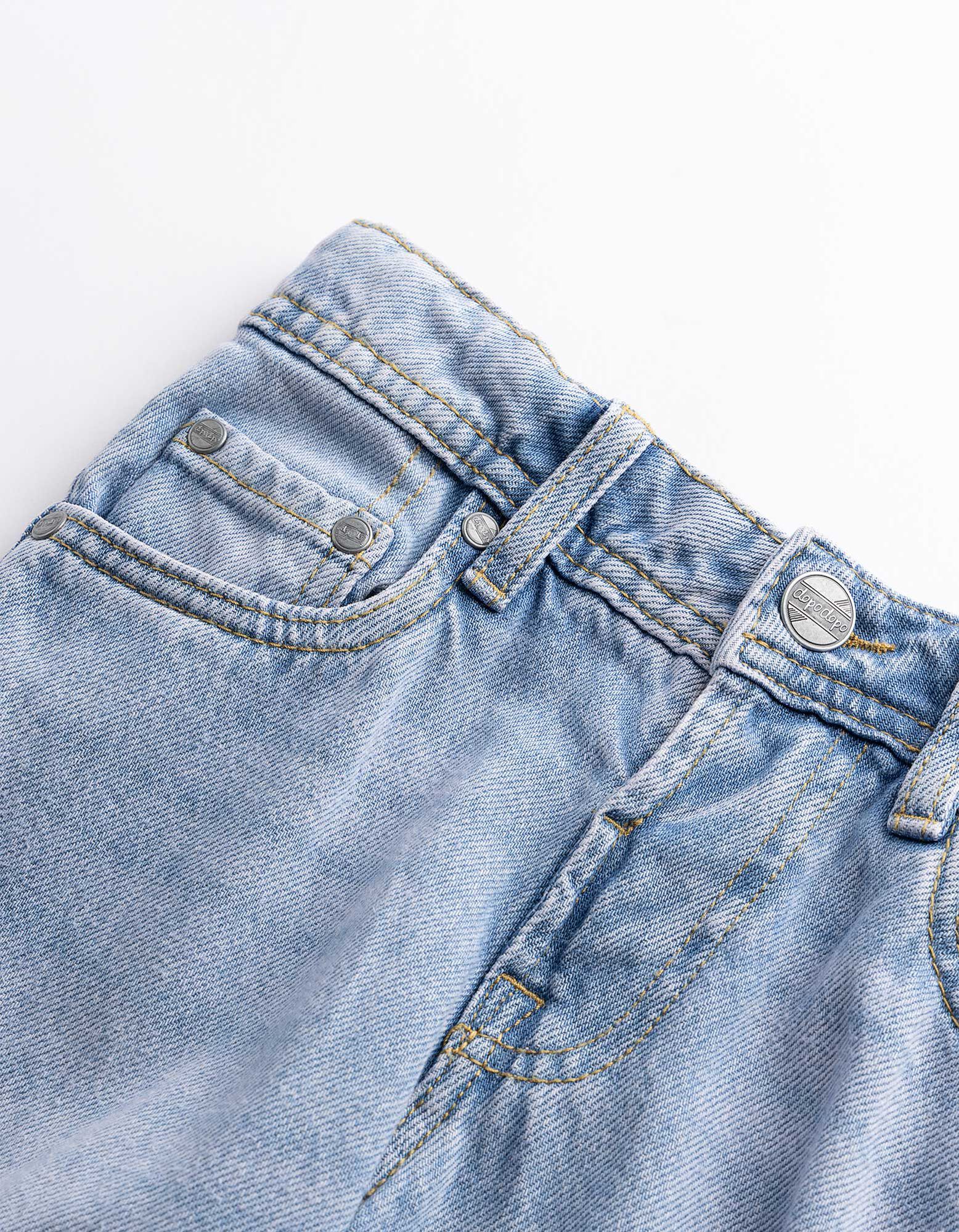 Jeans - Losse pasvorm - Lichtblauw