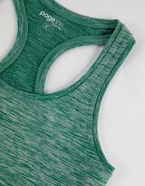 Top a canotta - Slim Fit - verde scuro