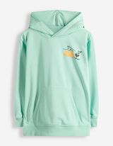Sweatshirt - R&uuml;ckenprint - hellgr&uuml;n