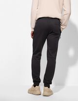 Sweatjacke - Kapuze mit Tunnelzug - wei&szlig;