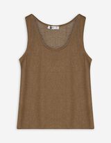 Stricktop - Viskose-Mix - braun