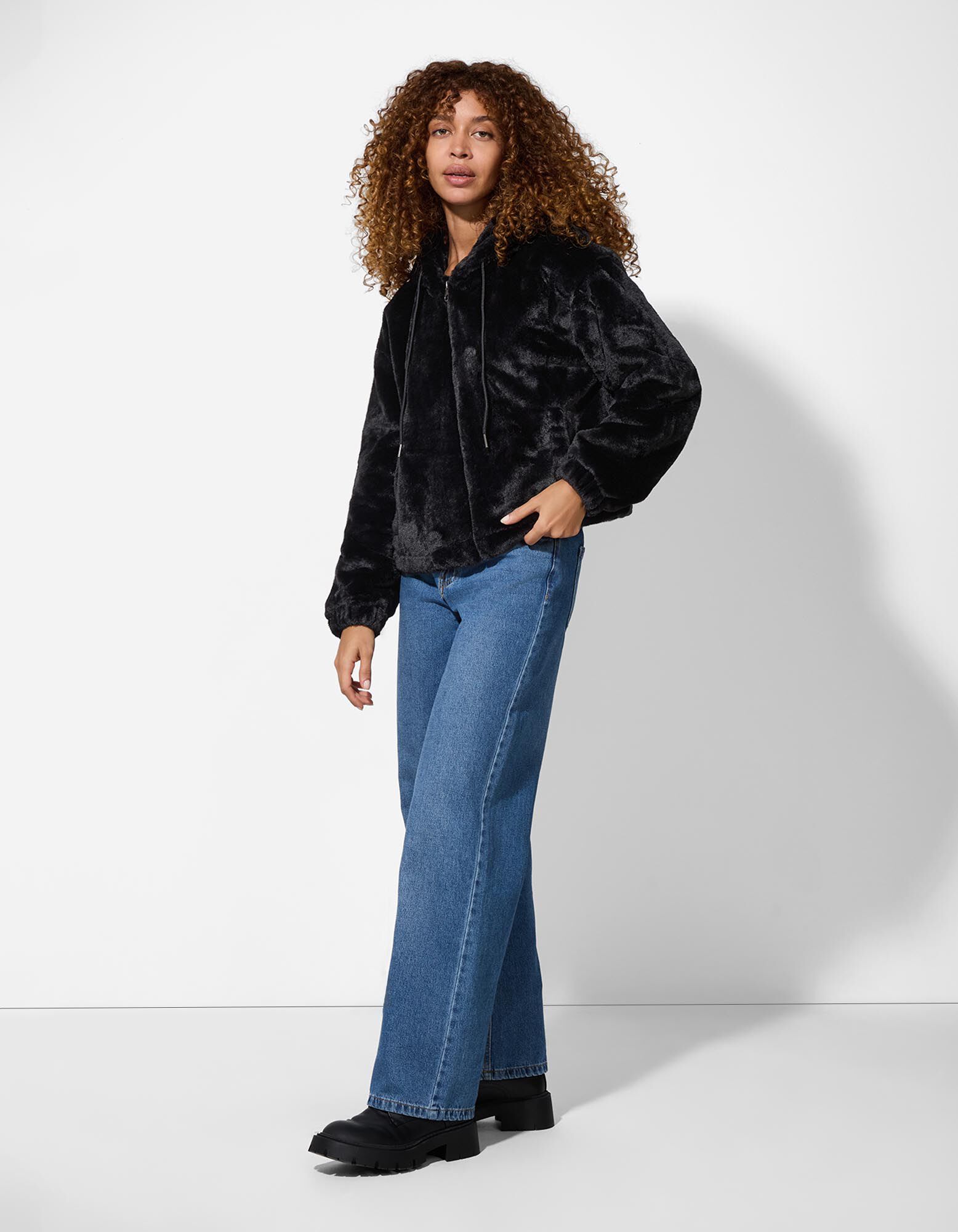 Jas - Oversized schouders - Zwart