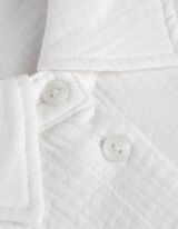 Bluse - Hemdkragen - weiß