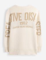 Strickpullover - Oversized Fit - Beige