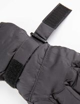 slidinėjimo pirštinės - Šildo - tamsiai pilkas