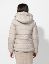 Tepitud jope - ääres pingutusnöör - beezh