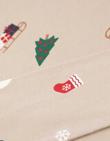 Maglia a manica lunga - Natale - beige