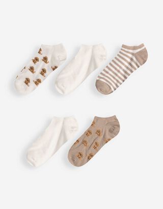 Sneakersocken - 5er-Pack