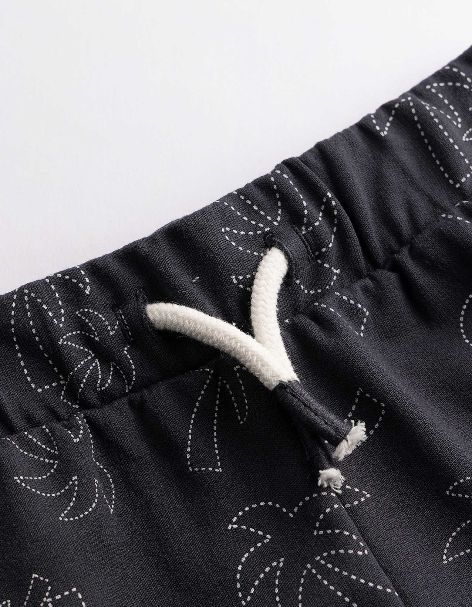 Imprim&eacute; all-over - gris fonc&eacute;