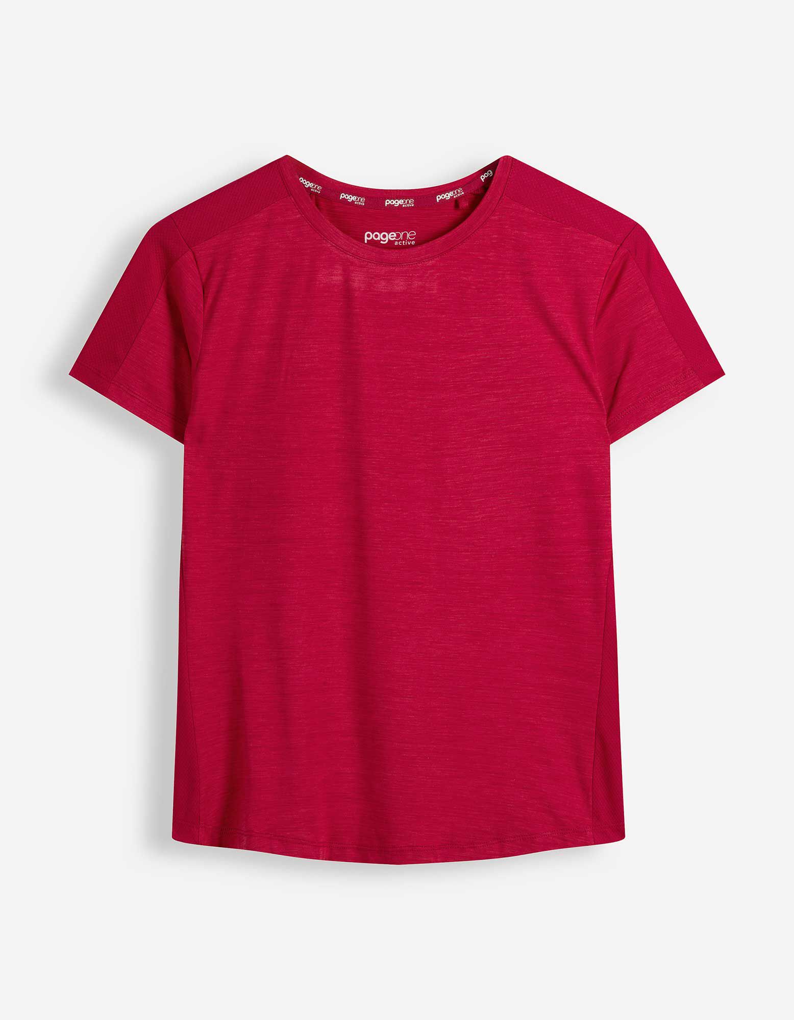 T-Shirt - Meliert - Orange