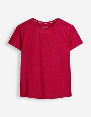 T-Shirt - Meliert - Orange