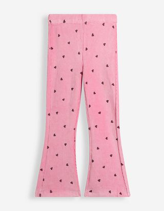 Schlaghose - Cord - Pink