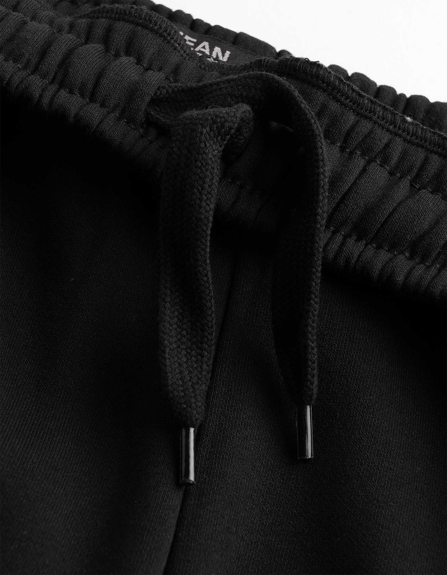 Jogginghose - Wide Fit - Schwarz