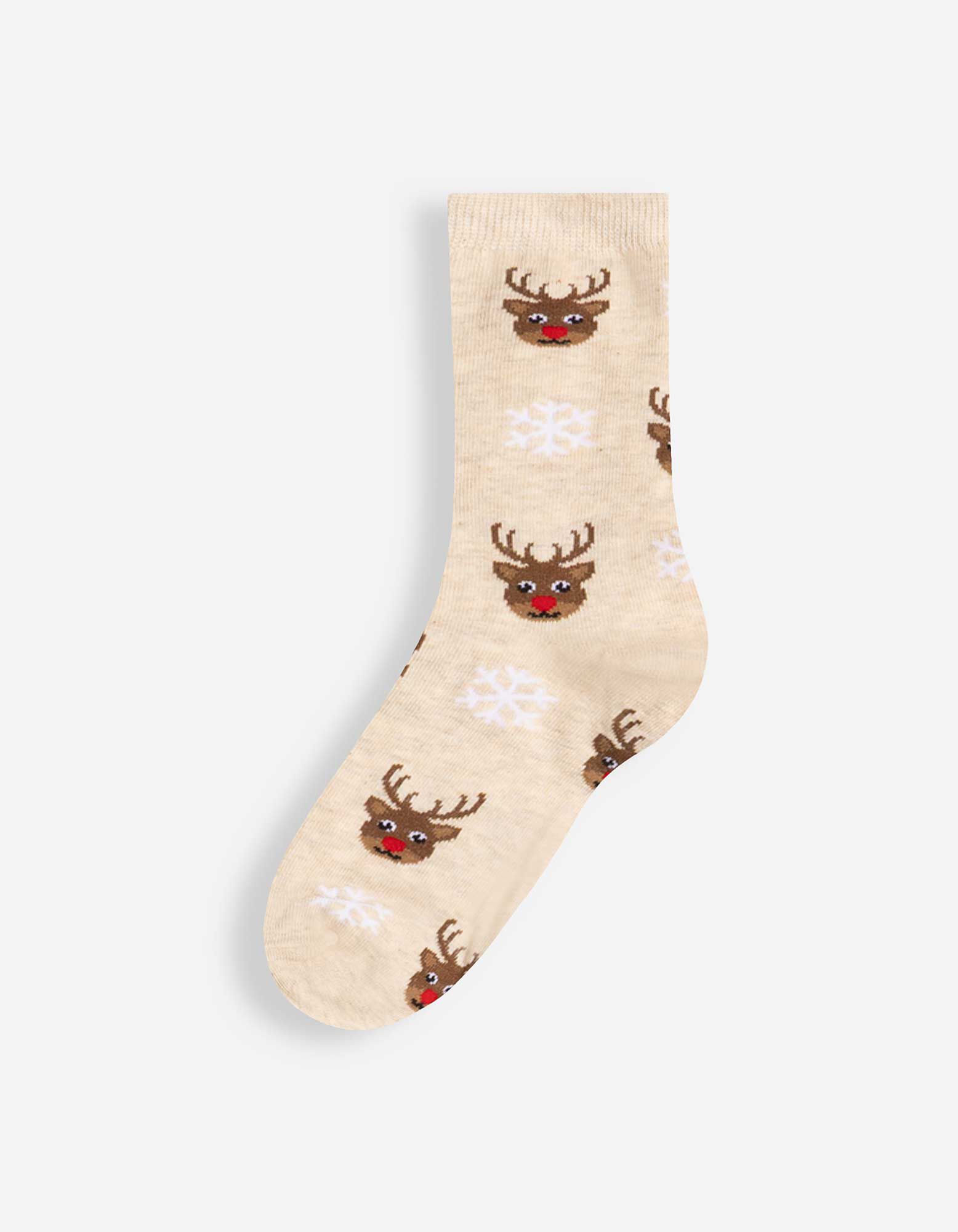 Socken - gemustert - Beige