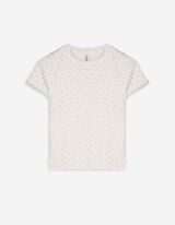 T-Shirt - Allover-Print - weiß