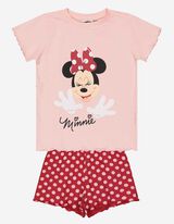 Pigiama completo (maglia + shorts) - Minnie - rosa