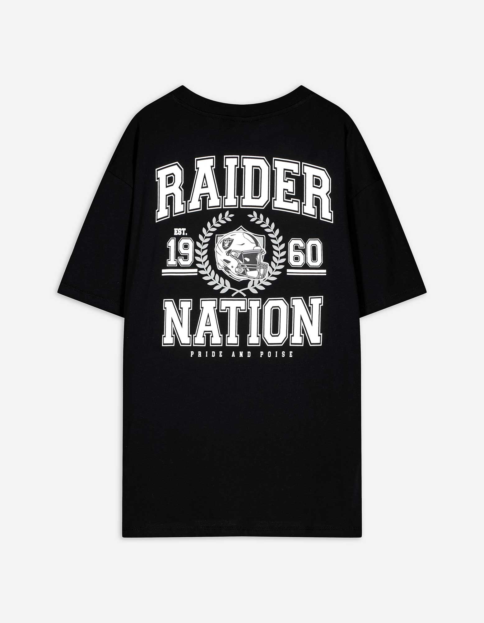 T-Shirt - Rückenprint - schwarz - Takko Fashion