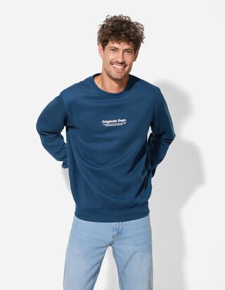 Trikotažinis megztinis - Apskrita iškirptė - turkis