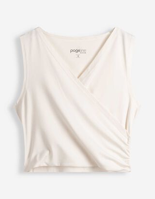 Cropped Shirt - Atmungsaktiv - Off-White