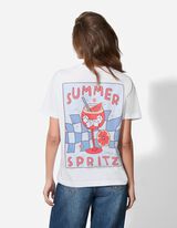 T-Shirt - Print - weiß