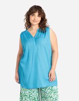 Ingblúz - LENZING™ ECOVERO™ - türkiz