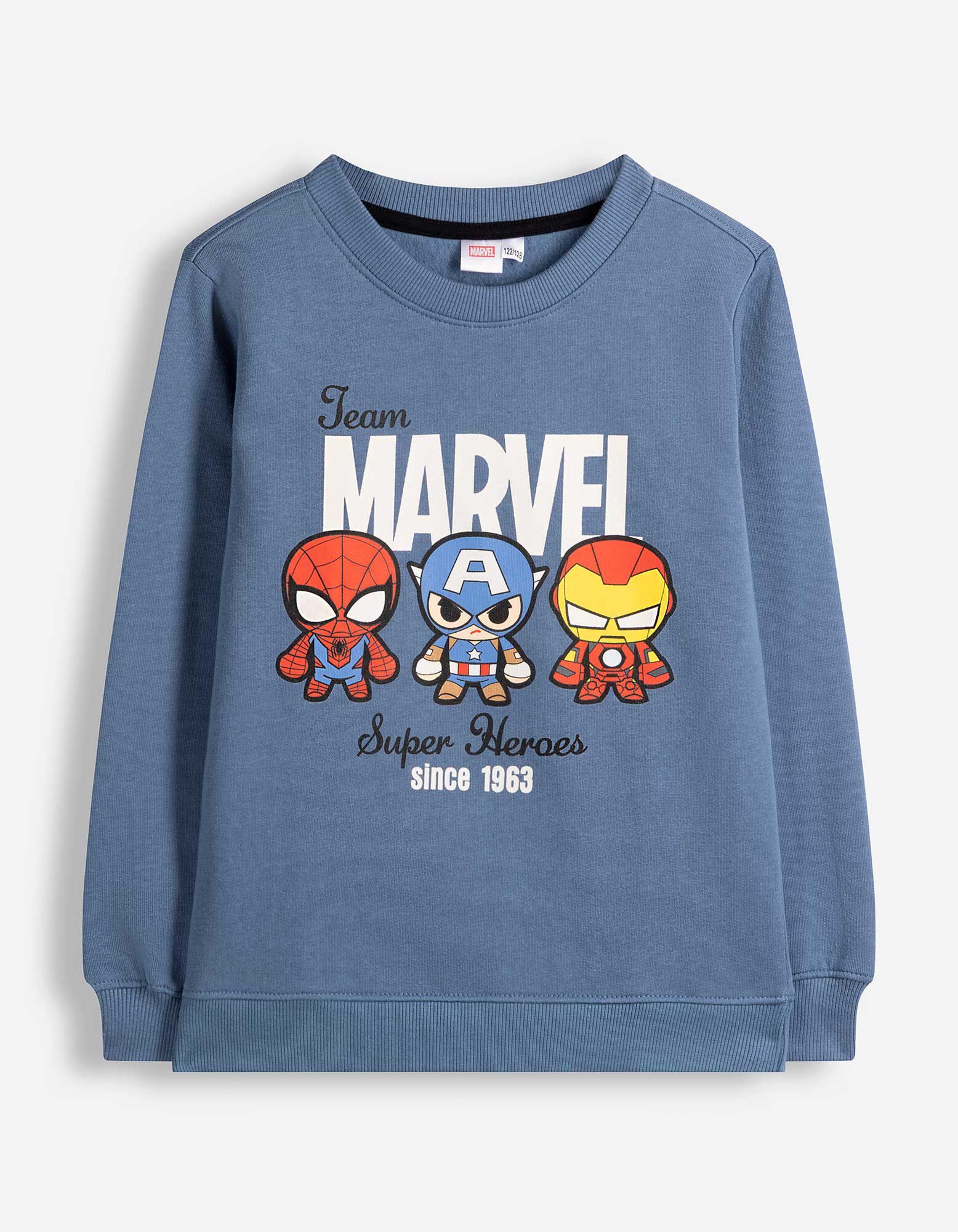 Sweatshirt - Spiderman - blauw