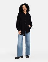 Bluza - muslin - crna