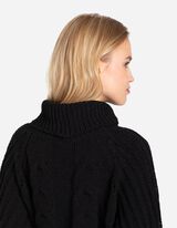 Strickpullover - Rollkragen