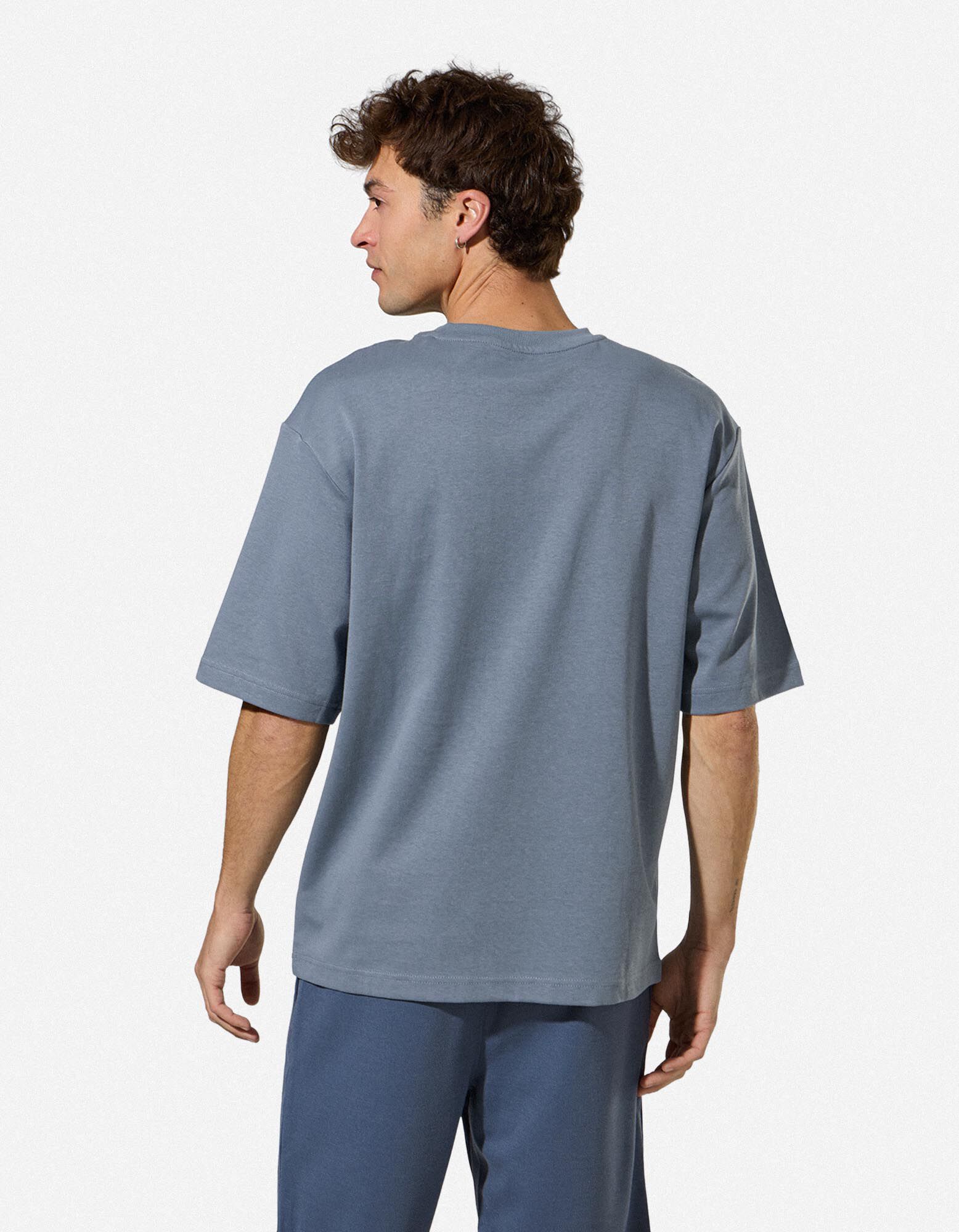 T-Shirt - Oversized Fit - Petrol
