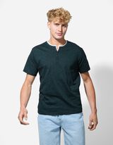 T-Shirt - Regular Fit - dunkelgrün