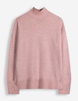 Pullover en tricot - Mockneck - ros&eacute; tendre 