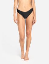 Slip bikini - Tinta unita - nero