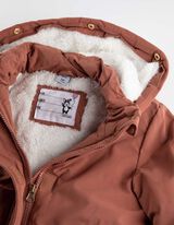 Parka - eemaldatav kunstkarusnahk - helepruun