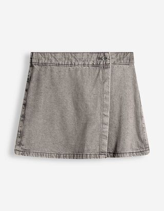 Skort - grey denim - grau