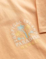 T-Shirt - Print - Orange