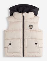 Gilet - Afneembare capuchon - wit
