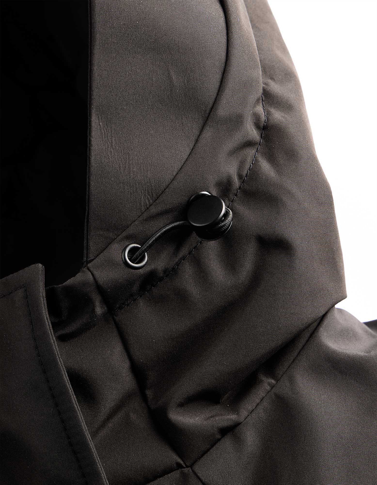 Outdoorjacke - Windabweisend - Schwarz