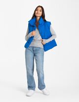 Prešívaná vesta - Vetruvzdorný - tmavomodra