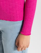 Longsleeve - Viscosemix - donkerlila