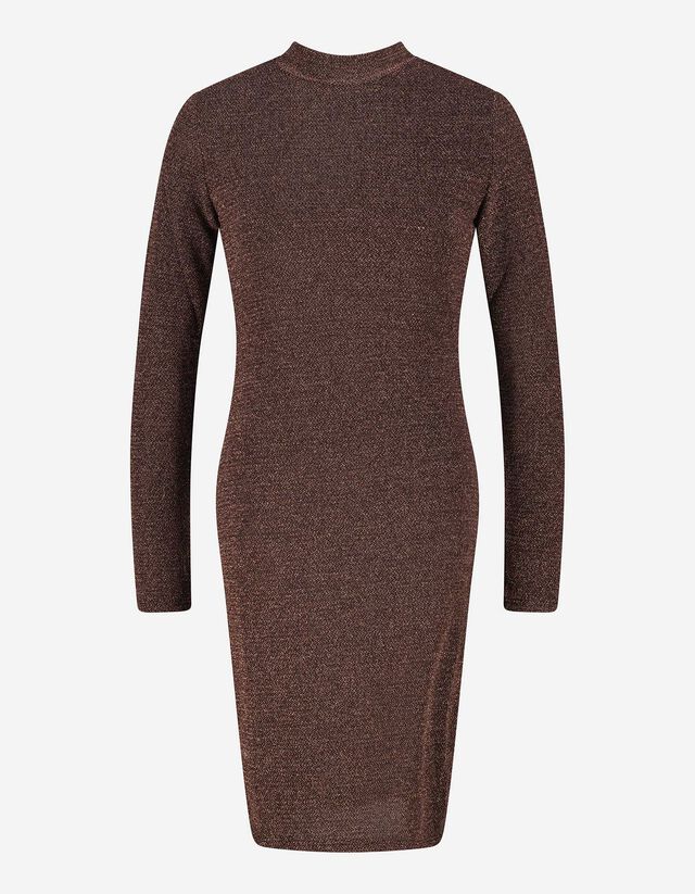 Abito midi - Modellante - bronzo