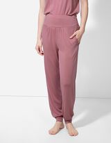 Pantalone za džoging - Mešavina viskoze - roze