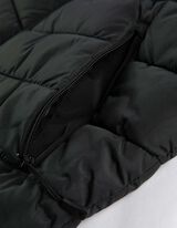 Steppelt mellény - Levehető kapucni - sötétzöld