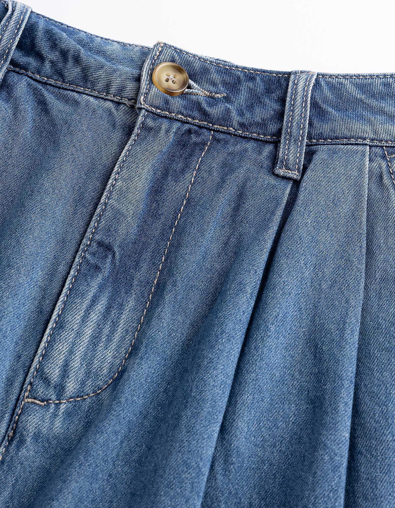 Culotte - Wide Fit - blau