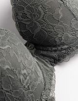 T-Shirt-BH - mit B&uuml;gel - dunkelgr&uuml;n