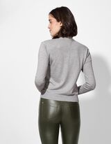 Vesta - Našiveni džepovi - siva