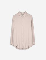 Camicia blusata - Mussola - beige